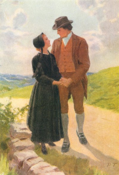 Illustrasjon til Adam Bede av George Eliot (fargelitografi) av Percy Tarrant