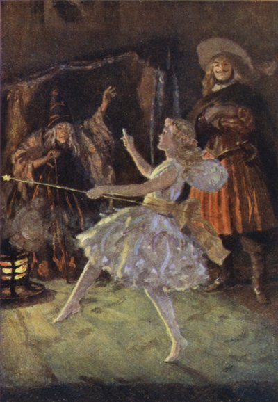 Illustrasjon for små kvinner av Louisa M Alcott (farge litho) av Percy Tarrant