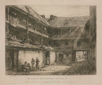 Den gamle hvite hjorten, Southwark av Percy Thomas