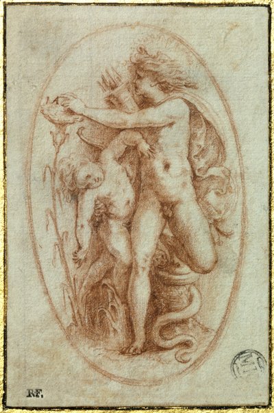 Apollo og Hyacinth av Perino del Vaga