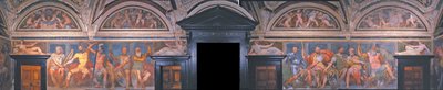 Loggia of the Heroes. Detalj. Villa del Principe, ca 1530 av Perino del Vaga
