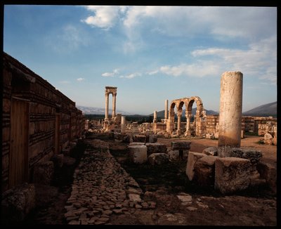 Utsikt over byen, 705-710 e.Kr av Period Umayyad