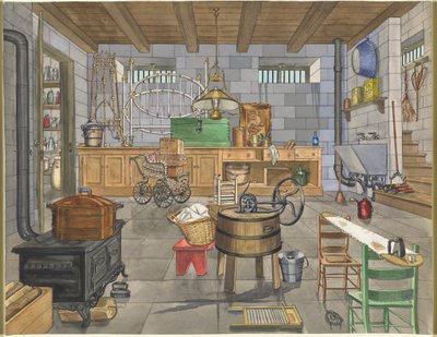 Kjelleren til Urban House, 1910 av Perkins Harnly