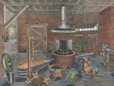Smedbutikk, 19351942. av Perkins Harnly