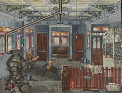 El Station Interiør av Perkins Harnly