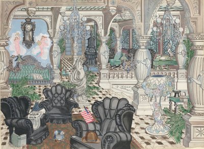 Foajeens herreklubb, 1880-1910, ca. 1946. av Perkins Harnly