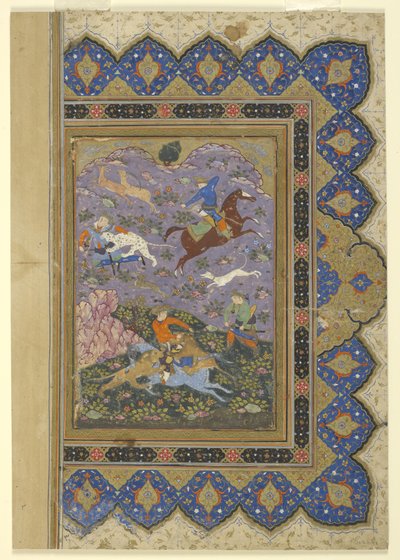 En jakt av Persian School