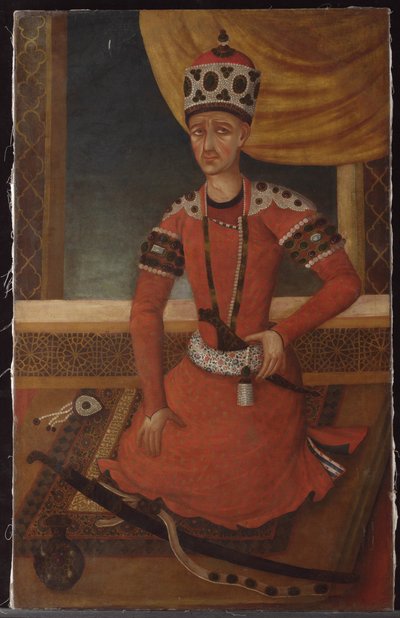 Aja Muhammad Khan Qajar, ca. 1820 av Persian School