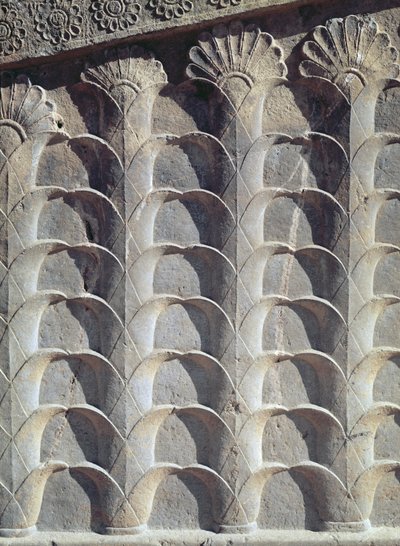 Dekorativt relieff fra østtrappen til Apadana (Audience Hall) Achaemenian period, 550-330 f.Kr. av Persian School
