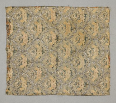 Fragment, floral ogival repetisjon av Persian School