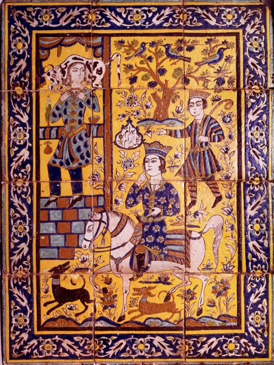 Gulendam er tilgitt for en klønete bemerkning hun kom med til Vahram V Gour (nattlysole) (eller Bahram Gur eller Gor), Sassanid-kongen av Persia, som bar en okse på skulderen Panel av mosaikkbeleggsplater som representerer en episode av "Shahnameh" (Shah N av Persian School