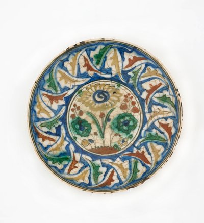 Plate, Iran, Safavid-periode, slutten av 1500-begynnelsen av 1600-tallet (keramikk) av Persian School