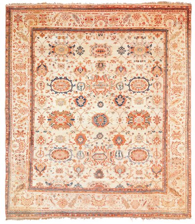 Ziegler-teppe, Sultanabad-distriktet, Vest-Persia, ca. 1880 av Persian School