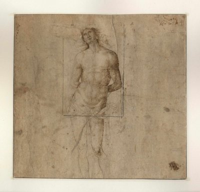 Saint Sebastian, ca. 1500. av Perugino