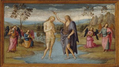 Kristi dåp, 150005. av Perugino