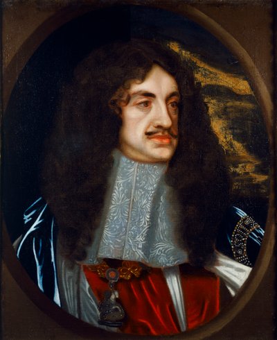 Portrett av James II (olje på lerret) av Peter (after) Lely