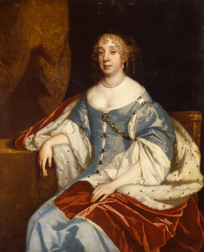 Portrett av Anne Lady Rivers (olje på lerret) av Peter (studio of) Lely
