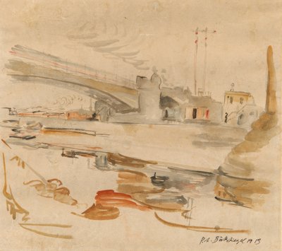 by med bro av Peter August Böckstiegel