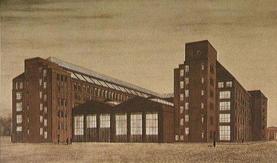 AEG høyspenningsfabrikk, Berlin av Peter Behrens