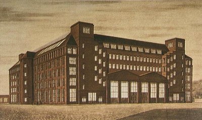 AEG høyspenningsfabrikk, Berlin av Peter Behrens