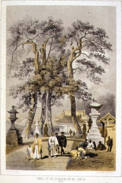 Temple of Hat-Chi-Man-Ya-Chu-Ro, Simoda, fra 
