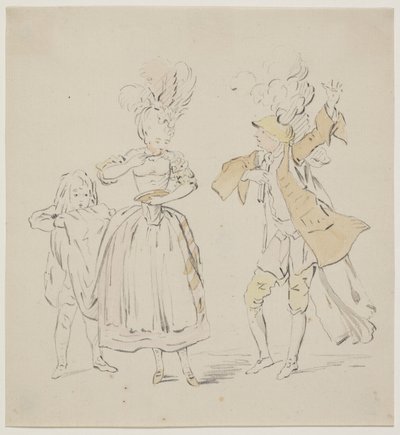 Scene fra Johan Herman Wessels "Kjærlighet uten strømper" av Peter Cramer