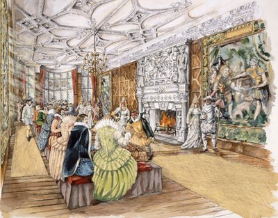 Berry Pomeroy Castle, c1600, c1990-2010 av Peter Dunn