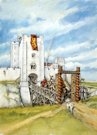 Gamle Sarum, 1140, c1990-2010 av Peter Dunn