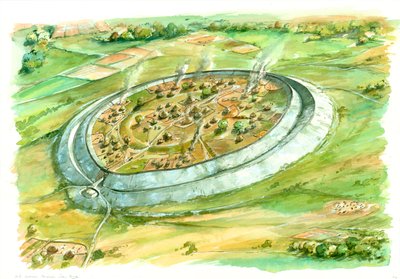 Gamle Sarum, jernalder, c1990-2010 av Peter Dunn