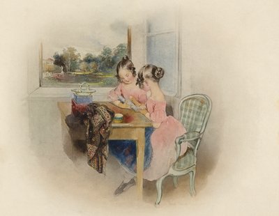 Prinsessene Marie og Carolina av Liechtenstein av Peter Fendi