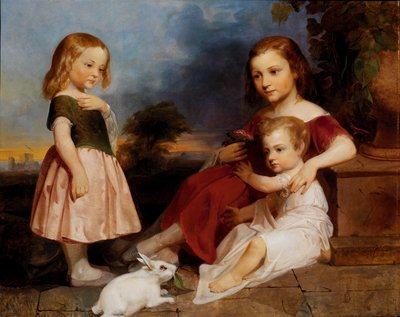 Portrett av Downer-barna, 1850. av Peter Frederick Rothermel