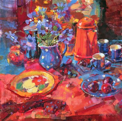 Devon morgen av Peter Graham (Contemporary)