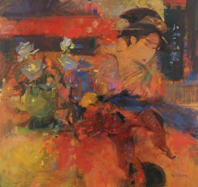 Sommerroser av Peter Graham (Contemporary)