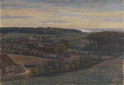 Høstlandskap av Peter Hansen