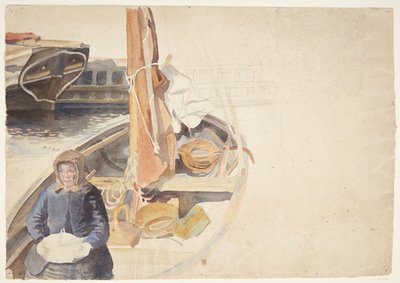 Fra Faaborg havn av Peter Hansen