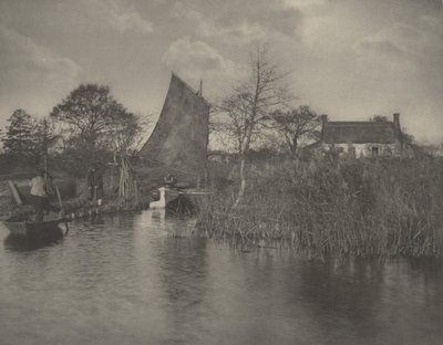 A Broadman's Cottage, 1886. Skapere: Dr Peter Henry Emerson, Thomas Frederick Goodall. av Peter Henry Emerson, Thomas Frederick Goodall