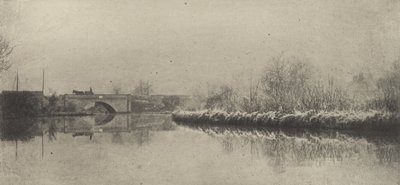 A Frosty Morning at Coltishall, 1890-1891, trykt 1893. av Peter Henry Emerson