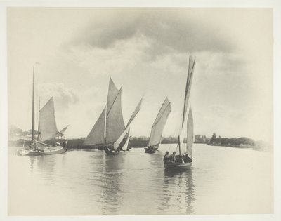 En seilkamp på Horning av Peter Henry Emerson