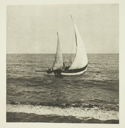 En Suffolk Shrimper "Going Off" av Peter Henry Emerson