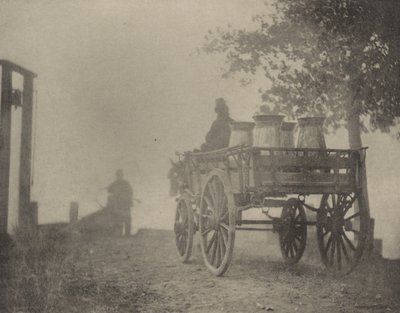 På fergen – en tåkete morgen av Peter Henry Emerson