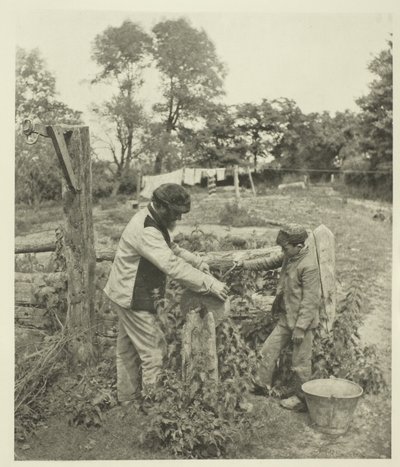 På Grindstone-A Suffolk Farmyard av Peter Henry Emerson