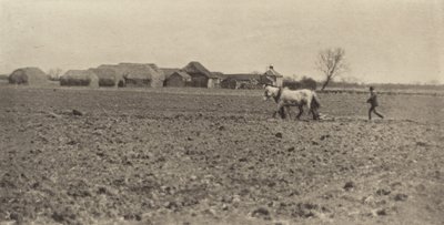 Marsh Farm tidlig på våren, 1890-1891, trykt 1893. av Peter Henry Emerson