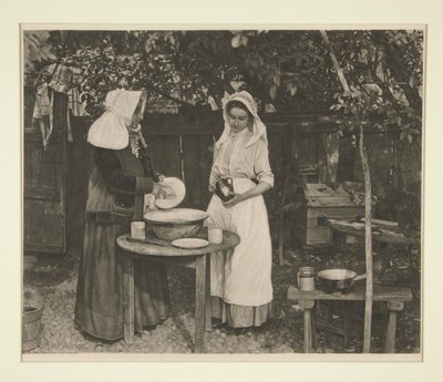 Mrs. Peck og Mary Critten av Peter Henry Emerson