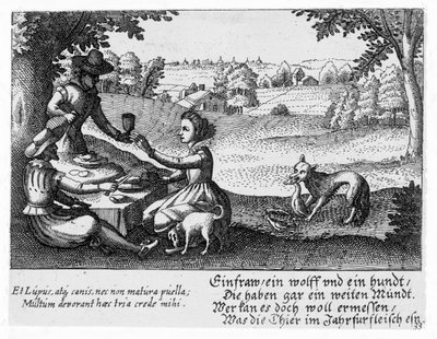 En piknik, ca. 1650 av Peter I Rollos