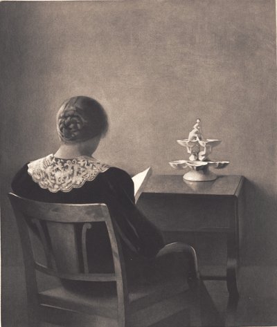 Lesende dame av Peter Vilhelm Ilsted