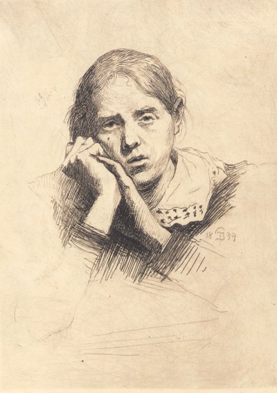 Portrett av min kone av Peter Vilhelm Ilsted
