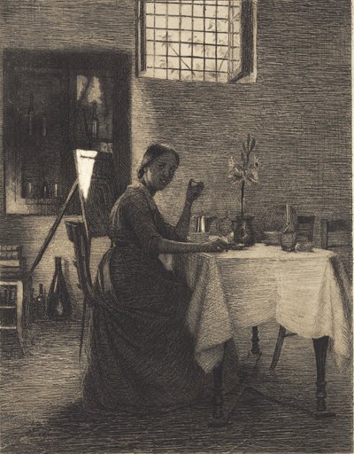 På morgenkaffen av Peter Vilhelm Ilsted