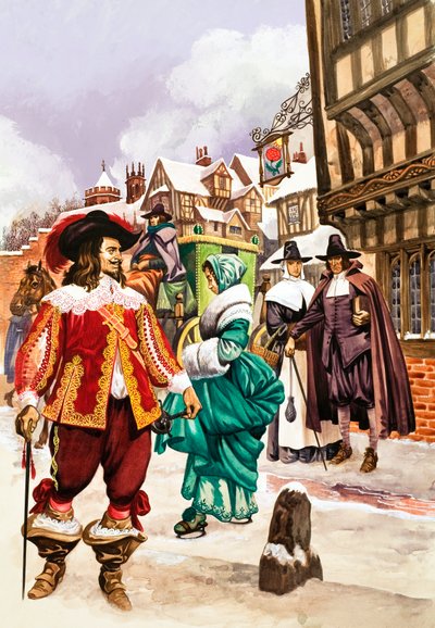 Cavalier i London fra 1600-tallet av Peter Jackson