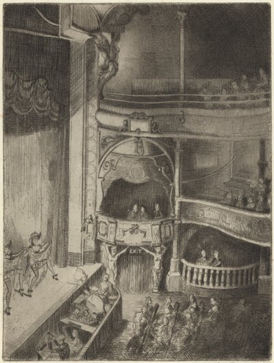 Dansende jenter i et teater av Peter Jackson
