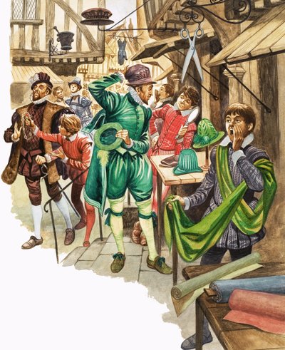 Once Upon a Time... markeds- og gatehandlere i Tudor-tiden av Peter Jackson